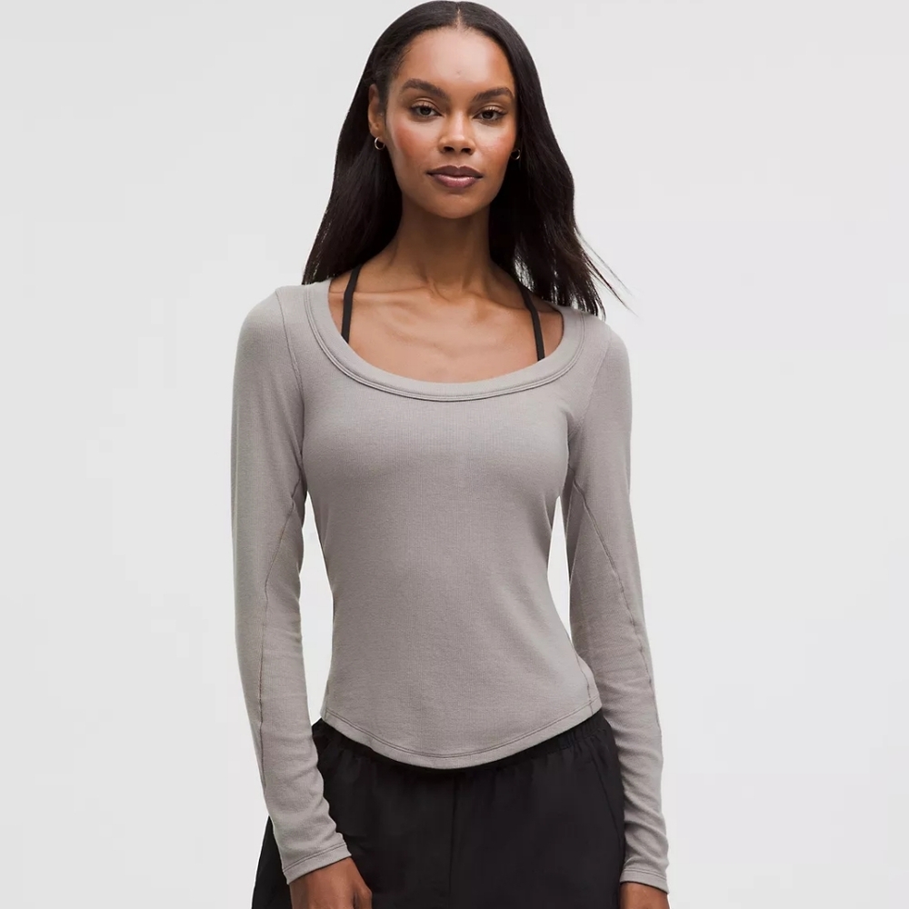 Lululemon Hold Tight Scoop-Neck Long-Sleeve Shirt